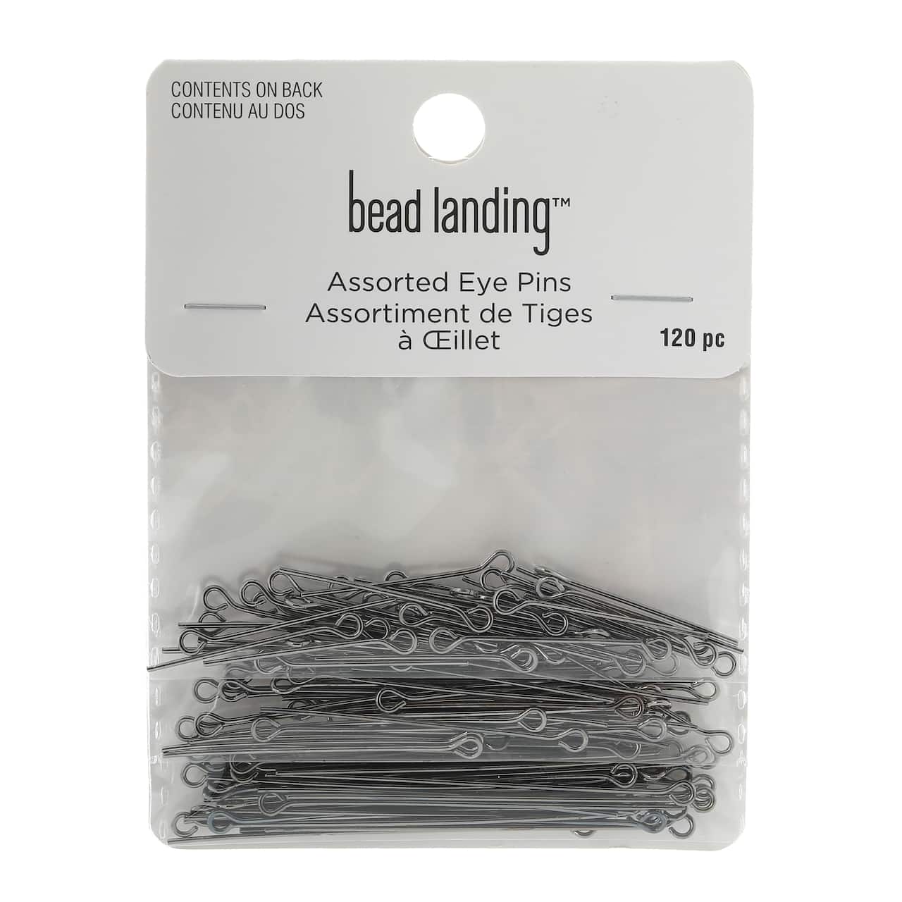 12 Packs: 120 ct. (1,440 total) Eye Pins Mix by Bead Landing™